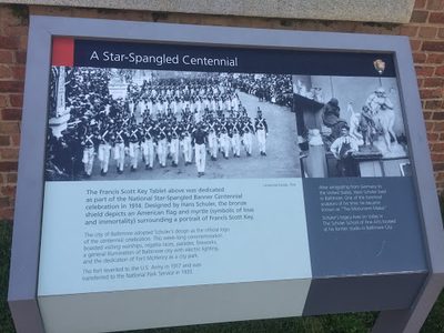 Star Spangled Banner Centennial (Second Plaque)