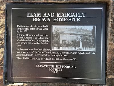 ELAM AND MARGARET BROWN HOME-SITE