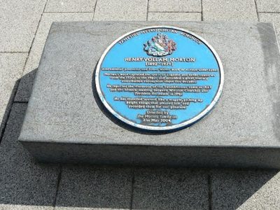 Blue Plaque: Henry Vollam Morton