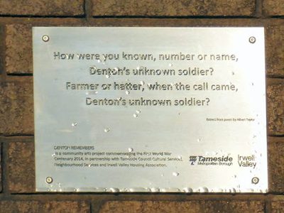 Denton Remembers (Plaque)