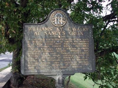 Williams' Ky. Cavalry at Nancy's Creek