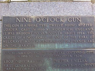 Nine O'Clock Gun