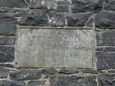 Plaque, Ballydown Public Elementary School