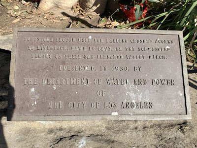 Sandstone Trough, Olvera Street, Los Angeles