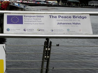 Plaque, The Peace Bridge