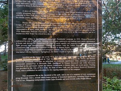 Eleanor Roosevelt Monument