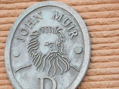 Plaque for John Muir trail
