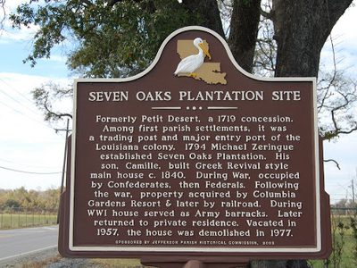 Seven Oaks Plantation Site