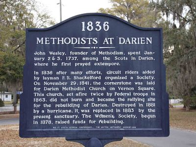 1836 Methodists At Darien