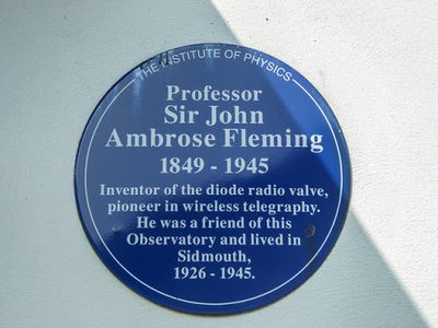 Blue Plaque, Norman Lockyer Observatory, Sidmouth, Devon