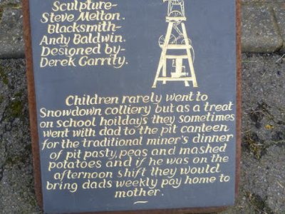 Plaque at Aylesham