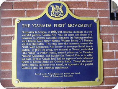 The "Canada First" Movement