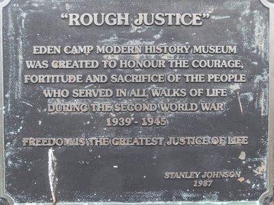 Memorial at Eden Camp, Yorkshire