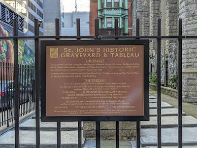 St. John's Historic Graveyard & Tableau