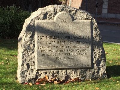 In Memory of Sgt. Thomas J. Williams A.U.S.