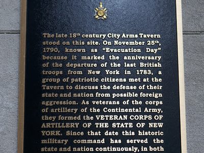 Dedicated NYC Plaque