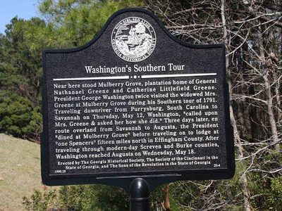 Washington's Southern Tour