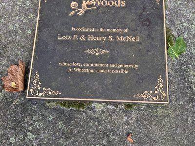 Enchanted Woods is dedicated to the memory of Lois F. & Henry S. McNeil