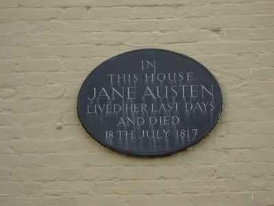 In This House Jane Austen Lived Her Last Days And Died 18th July 1817