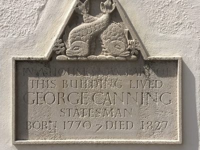 George Canning Lived Here