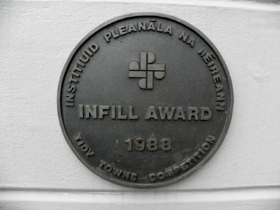 Infill Award plaque, Tidy Towns, Letterkenny