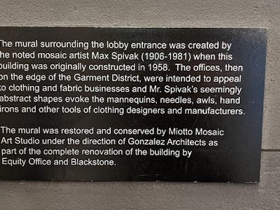 Max Spivak mosaic