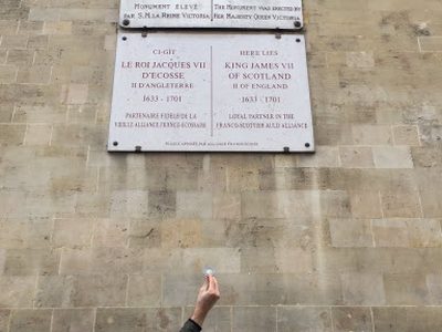 Here Lies King James VII of Scotland