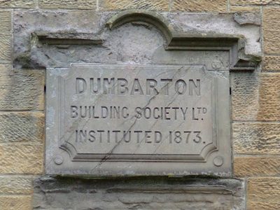 Dumbarton Building Society plaque