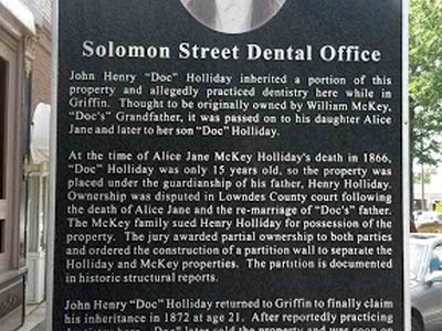 Doc Holliday - Solomon Street Dental Office