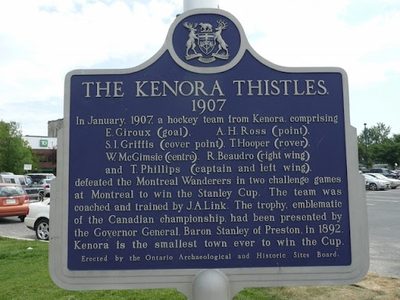 The Kenora Thistles, 1907