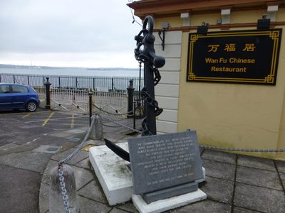 Anchor and plaque, Cobh