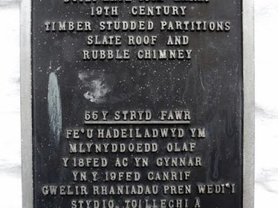 Plaque on House, Builth Wells, Powys