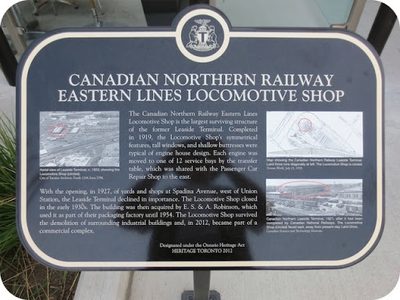 Canadian Northern Railway Eastern Lines Locomotive Shop