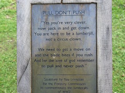 Plaque relating to sculpture