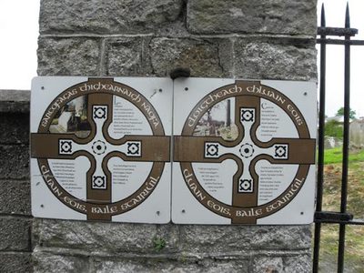 Plaque, St Tighernach's Cemetery (1)