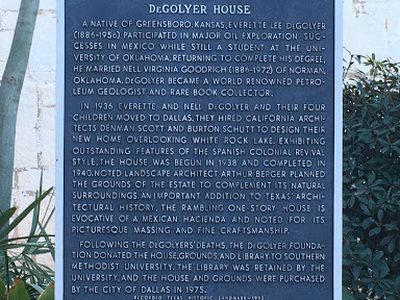 DeGolyer House