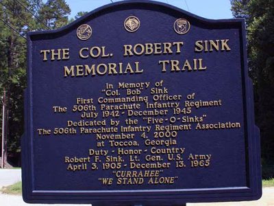 The Col. Robert Sink Memorial Trail