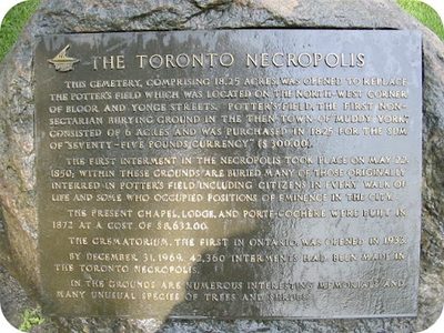 The Toronto Necropolis