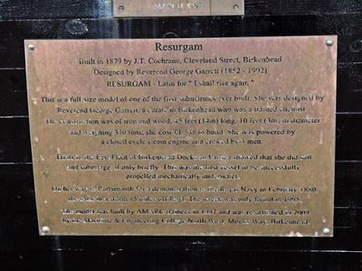 Resurgam plaque, Woodside, Birkenhead