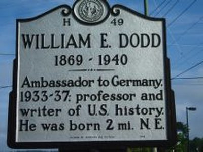 WILLIAM E. DODD 1869-1940