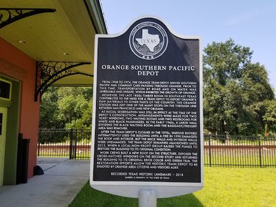 Orange Southern Pacific Railroad Depot