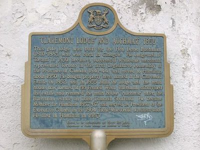 "Claremont Lodge" and "Auchmar", 1855