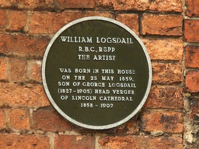 William Logsdail plaque