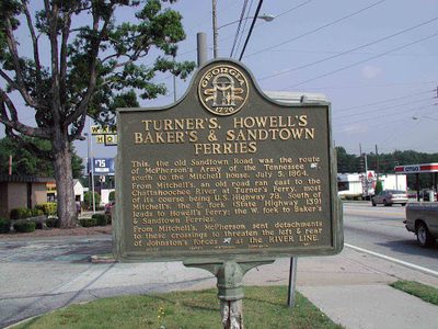 Turner's, Howell's Baker's &amp; Sandtown Ferries
