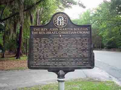 The Rev. John Martin Bolzius The Rev. Israel Christian Gronau