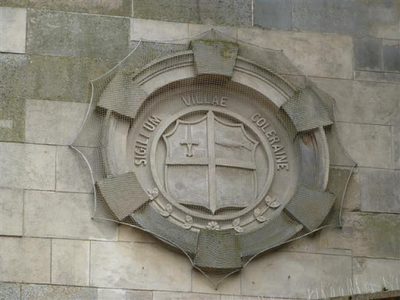 Plaque, Coleraine Town Hall