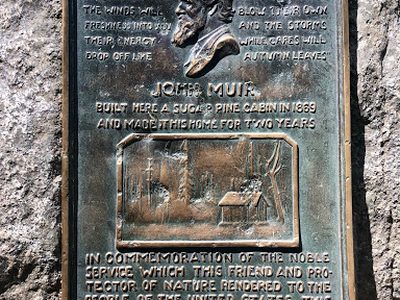 John Muir’s Pine Cabin near Yosemite Falls