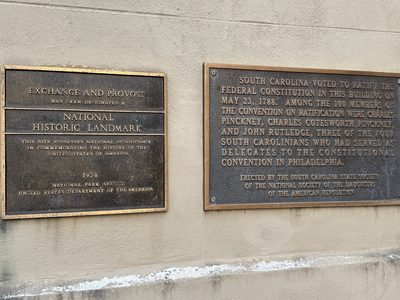 South Carolina Voted to Ratify the Federal Constitution in This Building