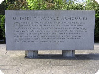University Avenue Armouries
