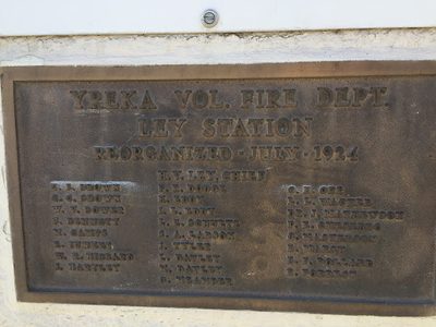 Yreka Vol. Fire Dept Ley Station
